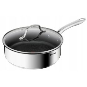  Tefal H8153225 Infinite mély serpenyő + fedő 24 cm, tapadás mentes, indukciós