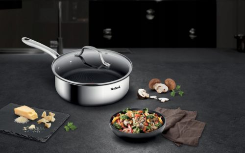 Tefal H8153225 Infinite mély serpenyő + fedő 24 cm, tapadás mentes, indukciós