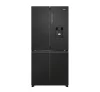 Haier HCR7818DWPT négyajtós hűtőszekrény, 467 liter, vízadagolós, fekete