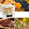 Timeless Gourmet 8 tálcás zöldség-gyümölcs aszaló gép (HOP1001756)