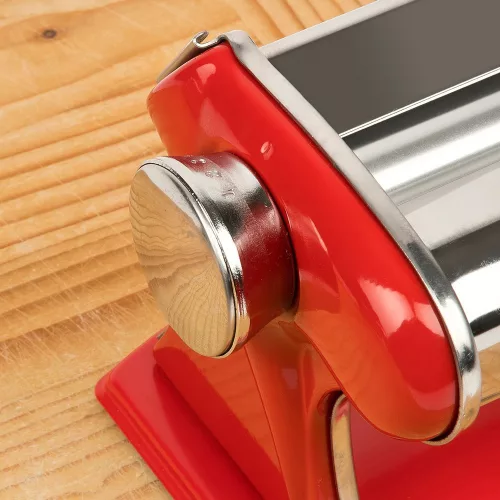 Girmi IM92 Kézi, olasz tésztagép lasagnához, tagliatelléhez és spagettihez, 7 vastagsági beállítás, piros színben (IM9202)