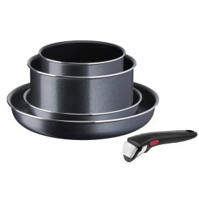 TEFAL L1589502 Ingenio XL Force 5 db-os edény szett fekete