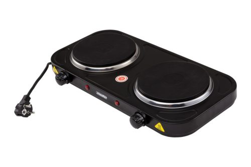 MESKO MS6509 Kétlapos Elektromos Főzőlap, Fekete