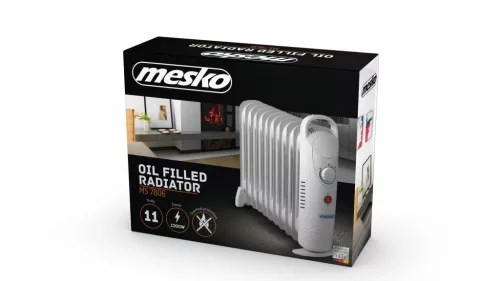 MESKO MS7806 11 Tagú Olajradiátor, 1200W, szürke