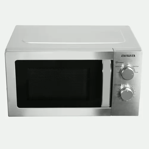 Aiwa MW-200SL NAMICOOK SILVER20 Rozsdamentes acél mikrohullámú sütő, 20 liter