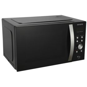   Aiwa MW-230DG/BK NAMICOOK CRYSTAL23 Mikrohullámú sütő, grillező funkcióval, 23 literes belső térrel
