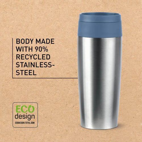 Tefal Travel Mug ECO Thermos N2024110, BPA-mentes, mosogatógépben mosható, ECO design, 0.36L