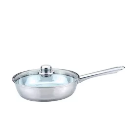   Bachmayer PH-15772/3,4 nyeles rozsdamentes acél serpenyő fedővel, átmérő: 24 cm
