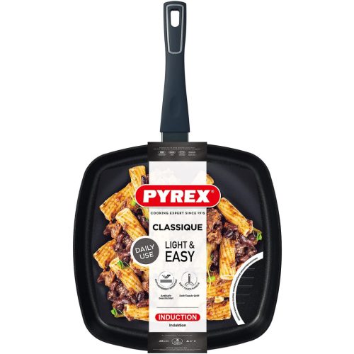 Pyrex PY-1134-GY Grill serpenyő indukciós 28 cm