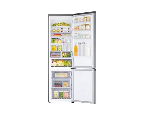 Samsung RB38C676DSA/EF Alulfagyasztós hűtőszekrény Beépített Wi-fi-vel 390 L, fémes grafit