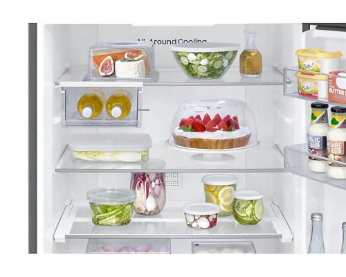 Samsung RB50DG602ES9EO Széles alulfagyasztós hűtőszekrény  SmartThings AI Energia üzemmóddal 508 L, kifinomult inox