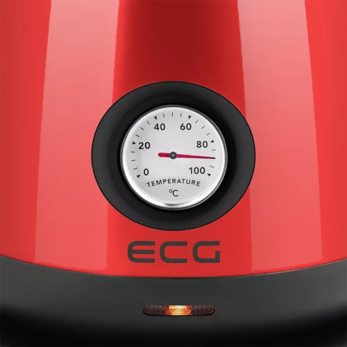 ECG RK 1705 Metallico Rosso Elektromos vízforraló 1,7L