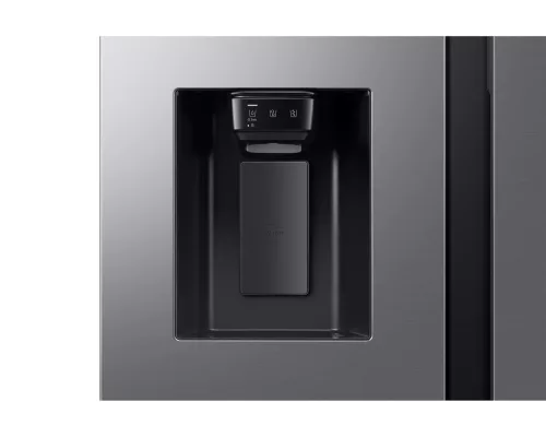 Samsung RS70F64KETEO Side-by-Side hűtőszekrény AI Energia üzemmóddal 640 L, matt metál
