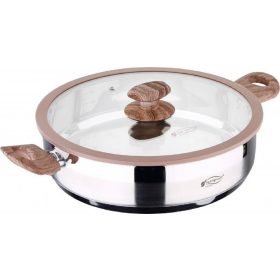   Bergner SG-8102 San Ignacio Granito 28x7cm rozsdamentes acél tálaló edény