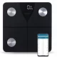 Salente SlimFit, személyi diagnosztikai fitnesz mérleg, Bluetooth, fekete
