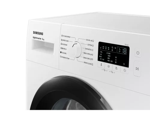 Samsung WW60A3120BE/LE Mosógép Higiénikus gőz technológiával 6 kg, fehér