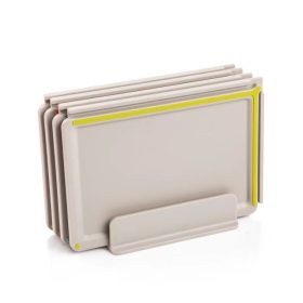   Tescoma  COMPACT vágódeszkák állvánnyal, 4 db, összekapcsolható  