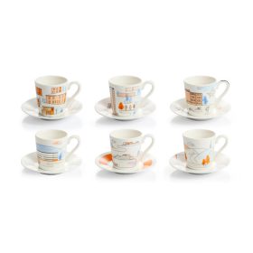   Tescoma myCOFFEE Eszpresszós csésze csészealjjal, 6 db, Zlín 