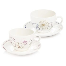 Tescoma  myCOFFEE csésze csészealjjal, 2 db, Blossoms  