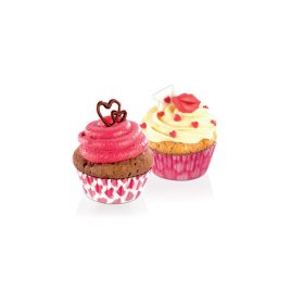 Tescoma DELÍCIA Muffinpapír ? 6 cm, 60 db,szívecskés 