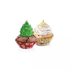 Tescoma DELÍCIA Muffinpapír ø 6 cm, 60 db, karácsonyi 