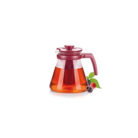   Tescoma TEO TONE teáskanna, áztató szűrővel, 1.25 l, piros 