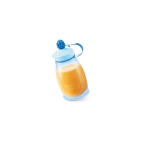 Tescoma PAPU PAPI rugalmas palack 200 ml, kanállal, kék 