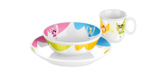 Tescoma BAMBINI Gyermek étkészlet, tündérek, 3 db 