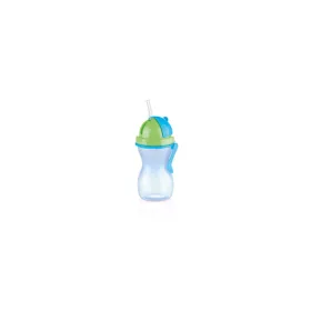   Tescoma BAMBINI Gyermek szívószálas palack 300 ml, zöld, kék 