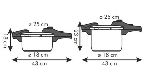 Tescoma BIO EXLUSIVE+ DUO kukta 4.0 és 6.0 l 
