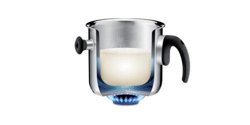 Tescoma PRESTO Duplafalú tejforraló fedővel ø 16 cm, 2.0 l 