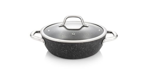 Tescoma PRESIDENT Stone Mély serpenyő fedővel ø 24 cm 