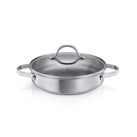   Tescoma  SteelCRAFT mély serpenyő fedővel ? 28 cm, 2 fül  