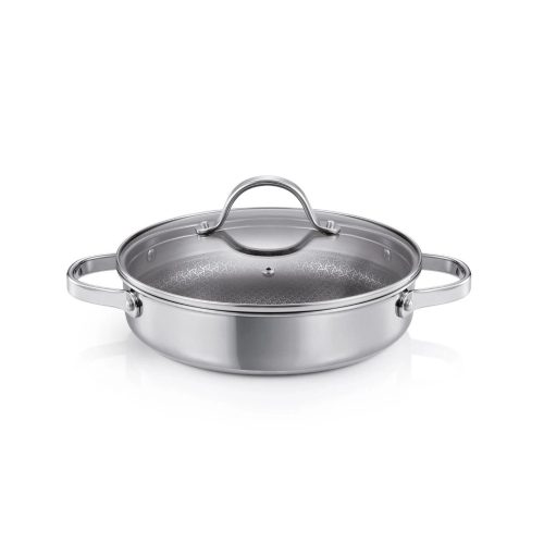 Tescoma  SteelCRAFT mély serpenyő fedővel ? 28 cm, 2 fül  