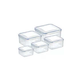 Tescoma FRESHBOX Négyzet alakú ételtároló doboz, 5 db 