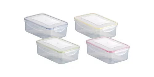 Tescoma FRESHBOX Négyzet alakú ételtároló doboz, 3 db, 1.0, 1.5, 2.5 l 