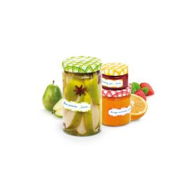   Tescoma  DELLA CASA befőttes üveg öntapadó matrica, 24 db 