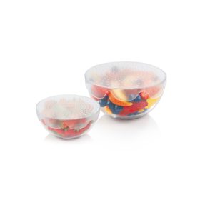   Tescoma 4FOOD Rugalmas szilikon fedők ? 17 a 23 cm, 2db-os készlet 