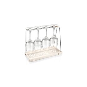   Tescoma FlexiSPACE Borospohár tartó csepegtetővel 330 x 148 mm 