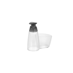   Tescoma CLEAN KIT mosogatószer adagoló, 350 ml, szivacstartóval 