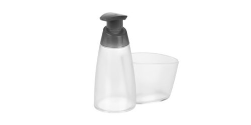 Tescoma CLEAN KIT mosogatószer adagoló, 350 ml, szivacstartóval 