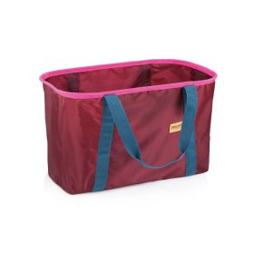   Tescoma  Click SHOP! összecsukható bevásárlókosár, bordó  