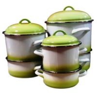 Bonyhádi zománc edény