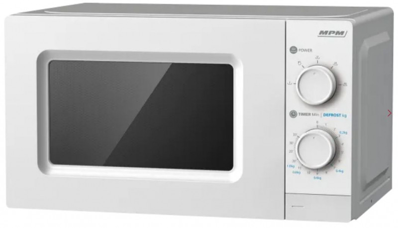 MPM MPM-20-KMM-11W mikrohullámú sütő 20 liter 700W fehér
