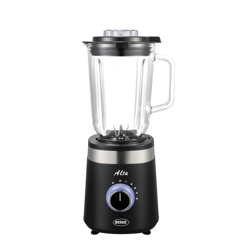 Bravo Alta B-5017 Turmixgép, 800 W, 1,5 liter üveg, 5 sebesség, fekete