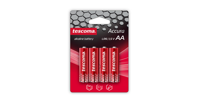 Tescoma ACCURA AA alkalikus elem, 4 db